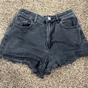 Black PacSun jeans shorts, size 24